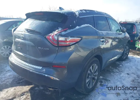 2016 Nissan Murano Sv из США, поврежденный, VIN 5N1AZ2MHXGN154343